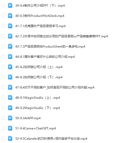 图片[3]-同款2024年乐贸咨询May老师Canva线上课【Ag-0119】-51搞钱网